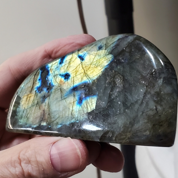 Labradorite Crystal Freeform, Two-Sided Flash, 0.75 Pounds - Picture 6 of 12